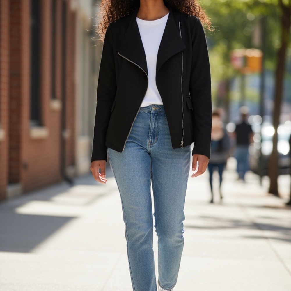 Black Moto Jacket